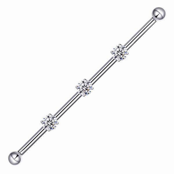 G23 Titanium Industrial Piercing Jewelry 16G