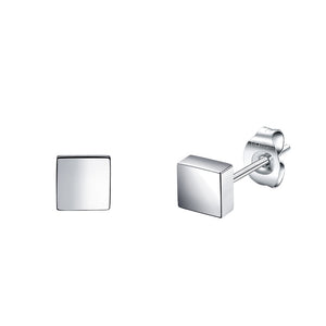 G23 Titanium Earring Studs Minimalist Square